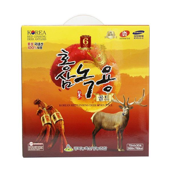 Nước tinh chất Hồng Sâm Nhung Hươu Kanghwa Hàn Quốc, Hộp 30 gói - Hàng mới về