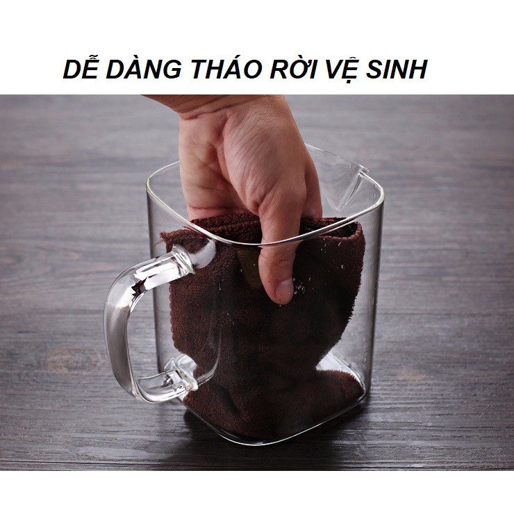 Bình trà Borosilicate phong cách Nhật Bản