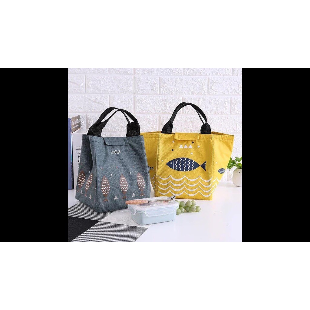 Túi đựng hộp cơm giữ nhiệt hình cá | BigBuy360 - bigbuy360.vn