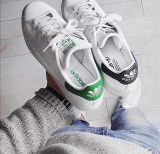 Stan smith gót xanh lá