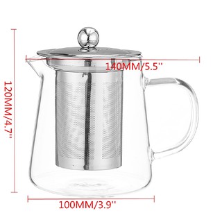 Bình lọc trà thủy tinh độc đáo