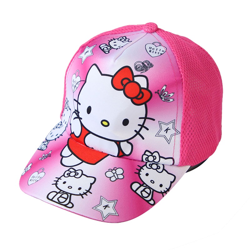 Mũ Lưỡi Trai In Hình Hoạt Hình Dễ Thương Cho Bé Gái (3-8 Tuổi)