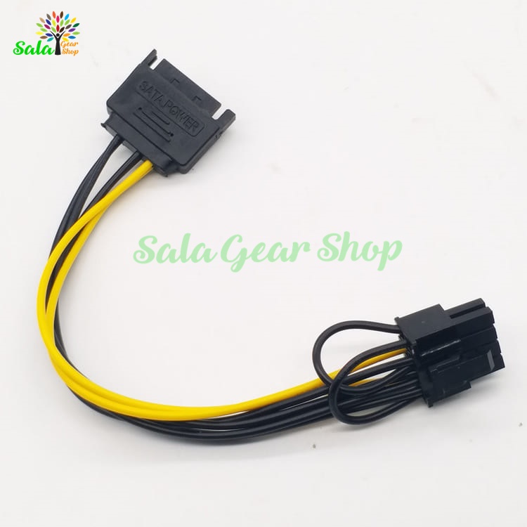 Cáp chuyển chân Sata ra 8Pin VGA