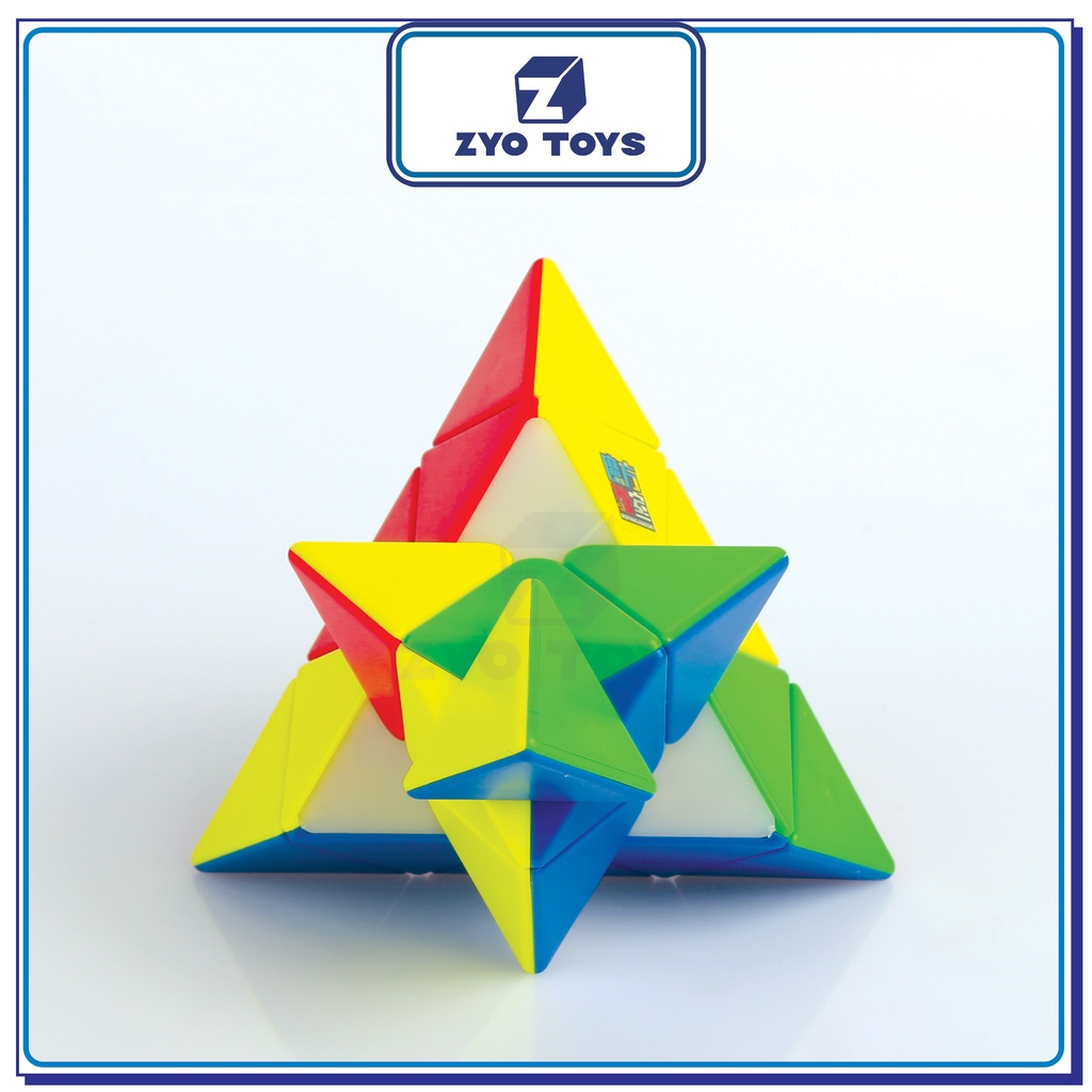 Rubik Kim Tự Tháp Meilong Pyraminx M Stickerless không viền ( Có nam châm )- Đồ Chơi Trí Tuệ- ZyO Toys