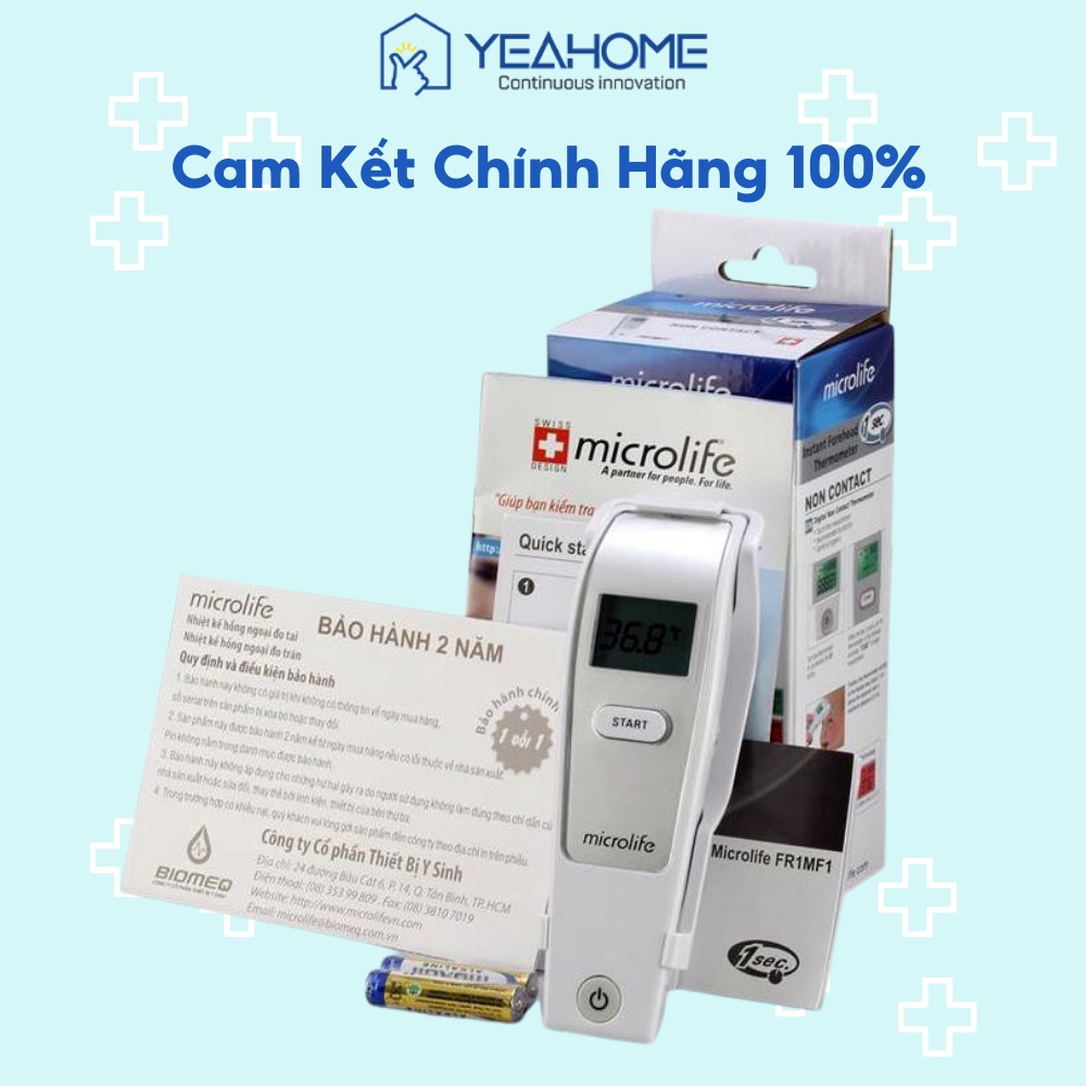 Nhiệt Kế Hồng Ngoại Microlife FR1MF1 Hàng Chính Hãng Bảo Hành 24 Tháng - YeahomeCare Saigon