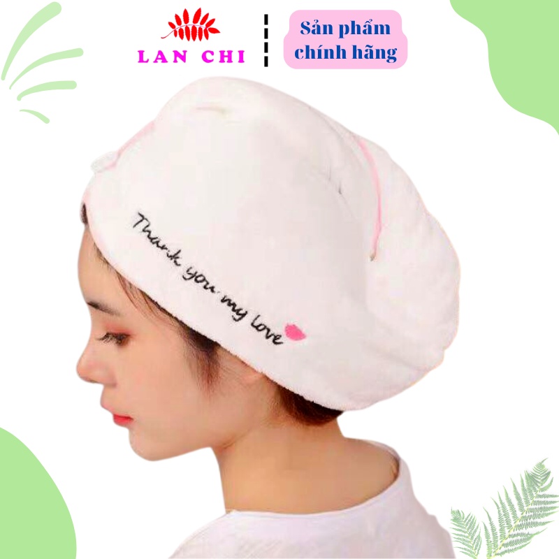 Khăn ủ tóc quần dầu làm khô tóc siêu nhanh - siêu thấm hút - chất đẹp - [Hàng xuất dư Cao Cấp top 1]
