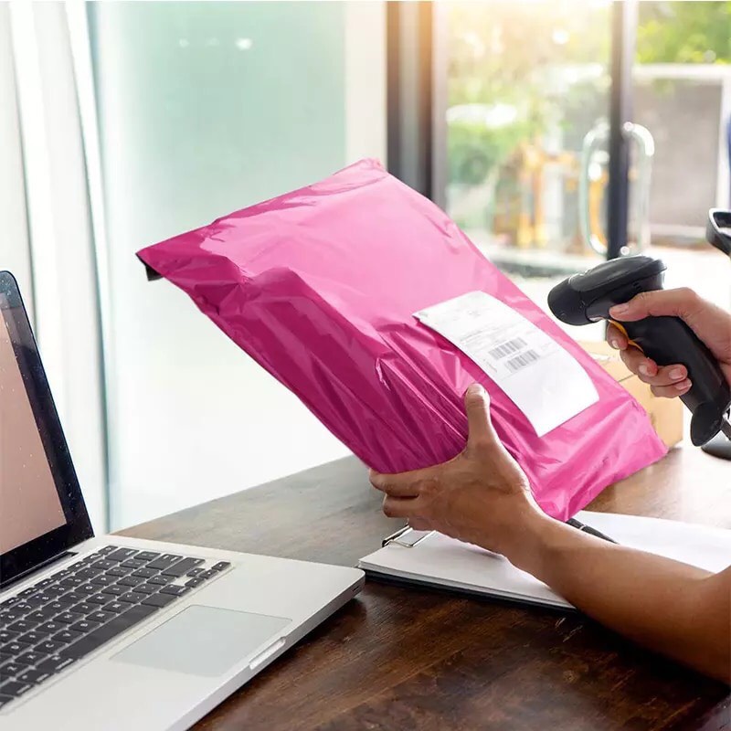 Túi gói hàng niêm phong Size 17x30 Túi đóng hàng có keo dán miệng Tui niêm phong