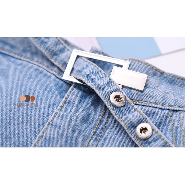 [BIGSIZE] CHÂN VÁY JEAN CHỮ A CÓ THUN SAU LƯNG 60-95KG - CV66 | BigBuy360 - bigbuy360.vn