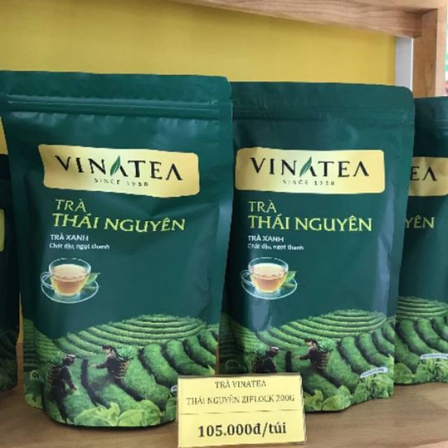 Trà Vinatea Thái Nguyên Sợi Rời Túi Zip 200 g