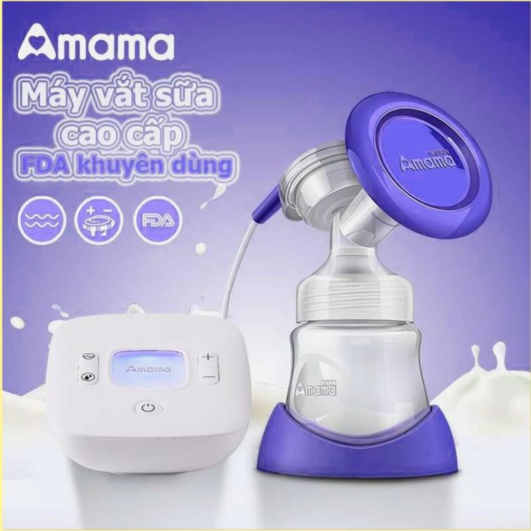 💖 Máy hút sữa vắt sữa điện đơn Amama M15 cho mẹ - hút êm ái dụng cụ không thể thiếu cho mẹ và bé Chính hãng bảo hành