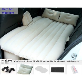 Đệm hơi ô tô kèm bơm và 2 gối