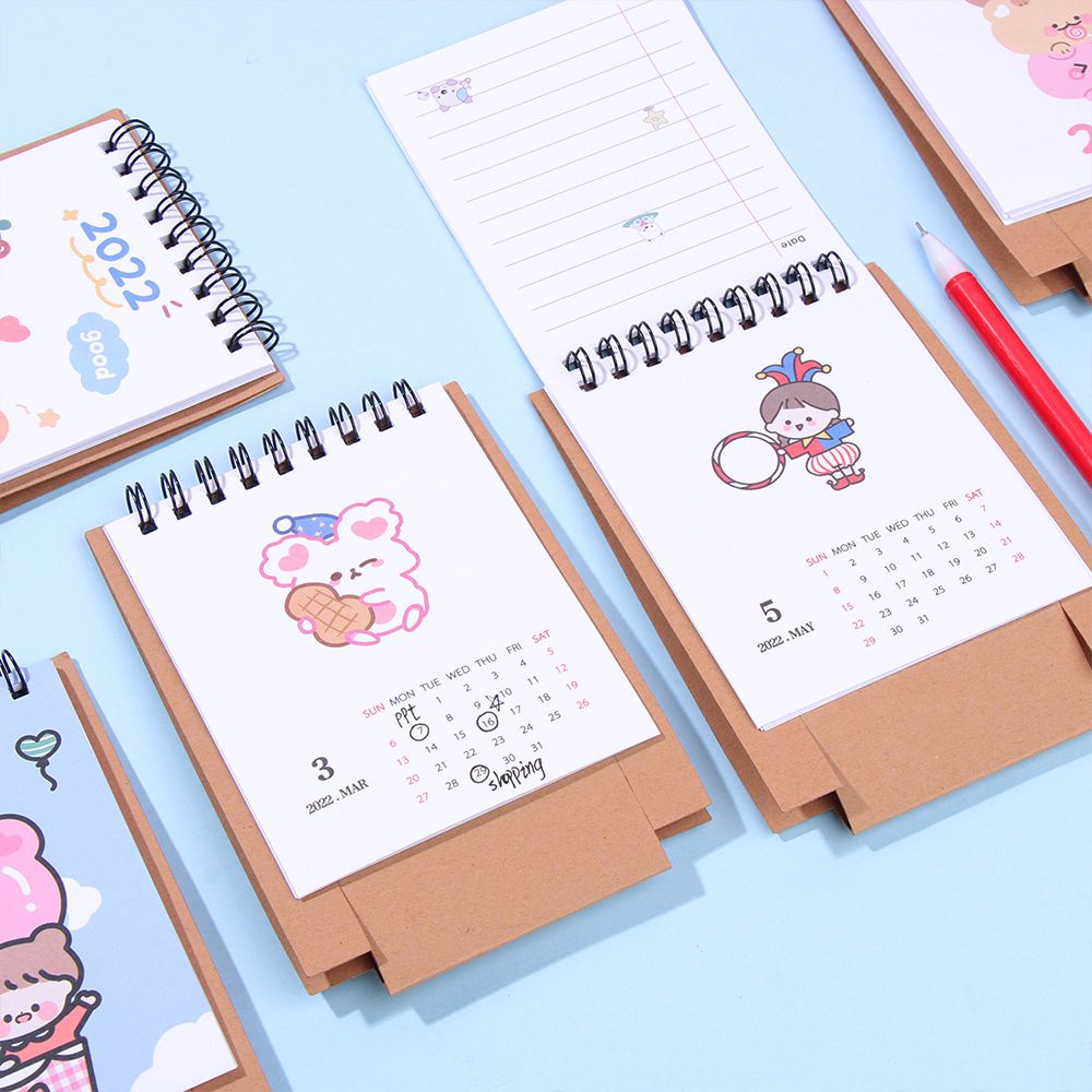 Lịch để bàn mini xinh xắn đáng yêu trang trí nhà cửa