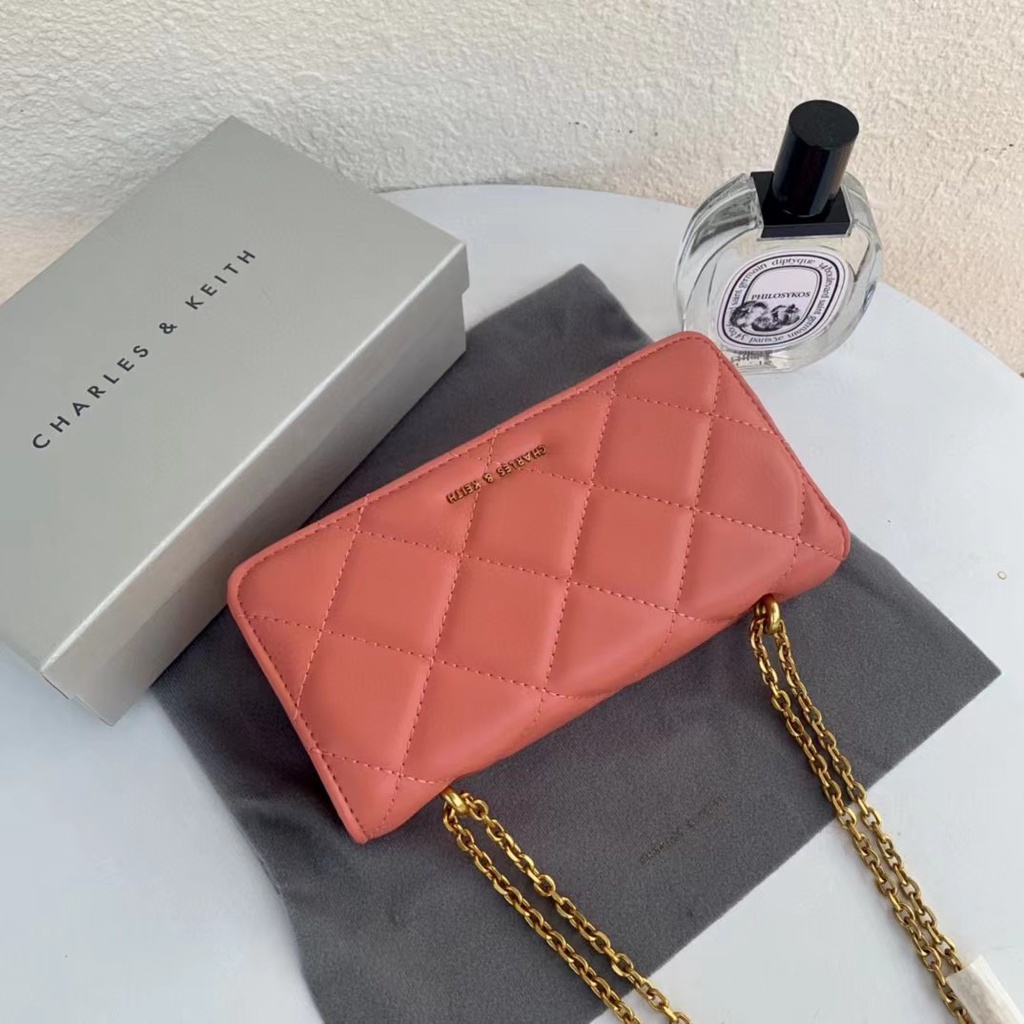 Ví Cầm Tay Phối Dây Xích Họa Tiết Tranh Sơn Dầu Dễ Thương Cho Nữ 10680924