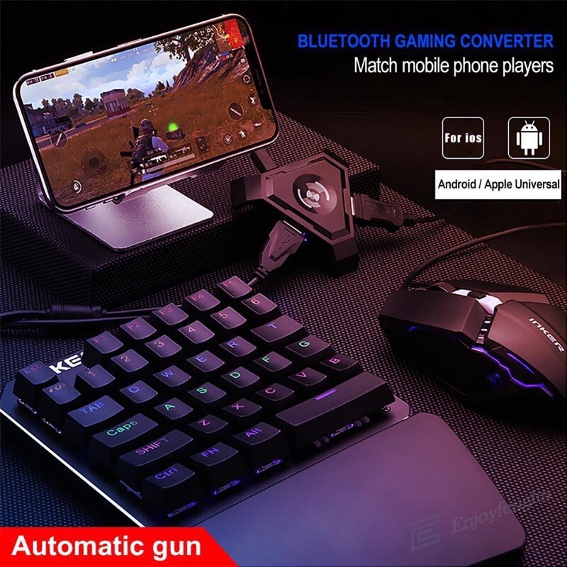 [KM]Bộ kết nối bàn  phím, chuột với điện thoại chiến các Game FPS - PUBG Mobile_Call Of Duty_Free Fire... | BigBuy360 - bigbuy360.vn