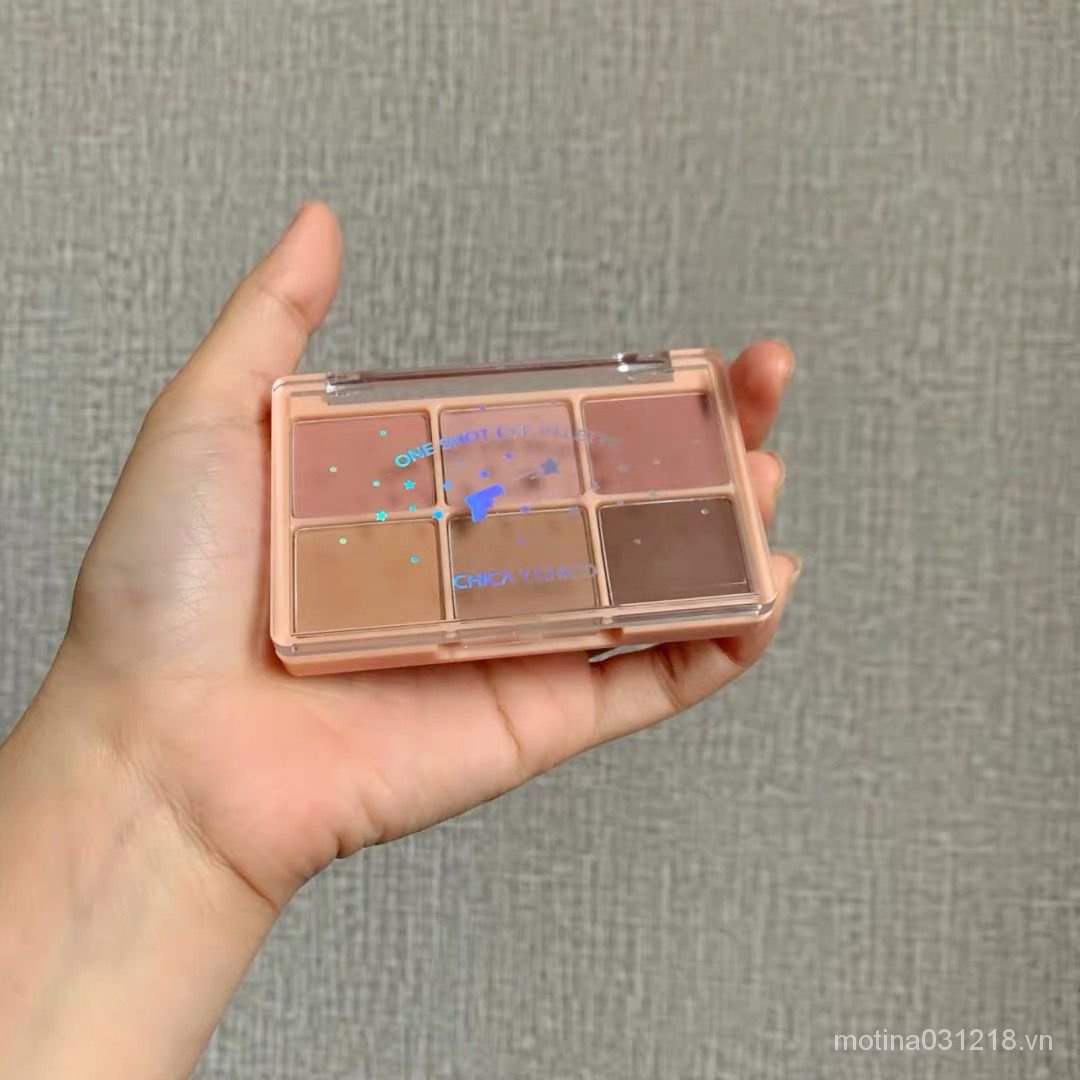 (Hàng Mới Về) Bảng Phấn Mắt 6 Màu Trang Điểm Phong Cách Hàn Quốc | BigBuy360 - bigbuy360.vn