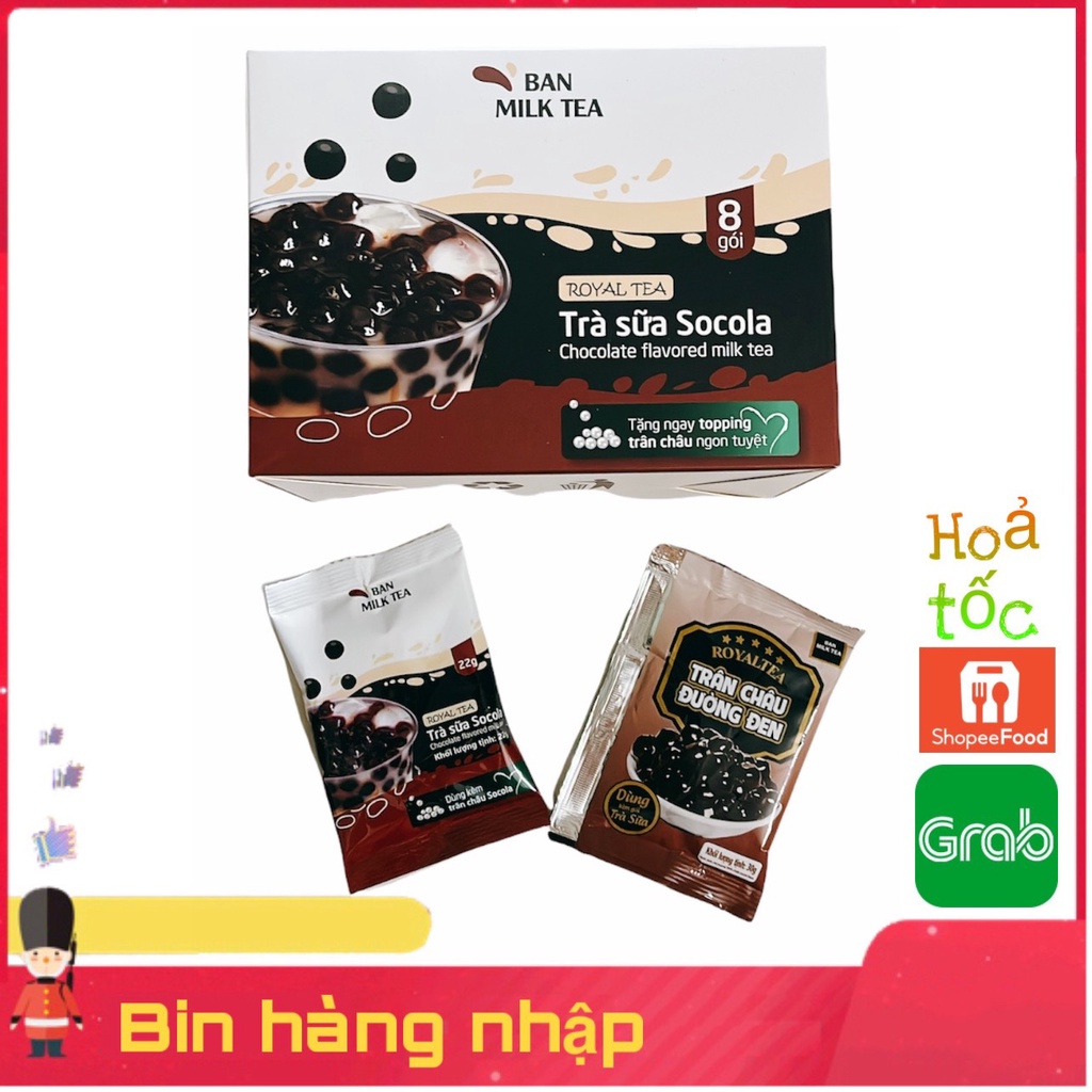 8 Set Trà Sữa Trân Châu Ban Milk Tea