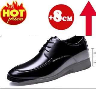 GIÀY TÂY TĂNG CHIỀU CAO 8CM - DA BÒ NHẬP KHẨU - G04