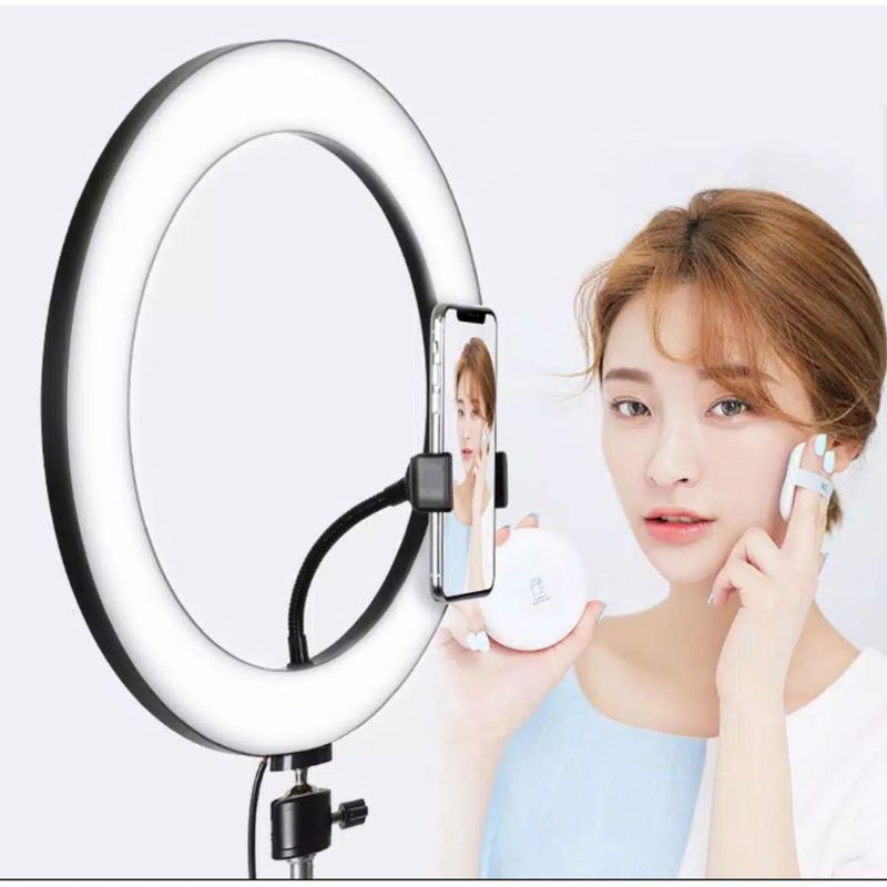 Vòng Đèn Led 26cm Cỡ Lớn Có Giá Đỡ Hỗ Trợ Chụp Ảnh Selfie