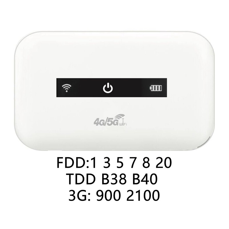 5G WiFi Router Portable MiFi 4G LTE MiFi Mobile WiFi Hotspot 2100MAh Car Wi-Fi Router with Sim Card Slot | BigBuy360 - bigbuy360.vn