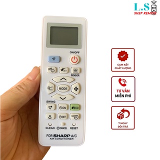 Điều khiển điều hoà Sharp 2 chiều inverter 12000btu 9000btu, remote máy lạnh sharp, mót máy lạnh sharp - Hàng tốt