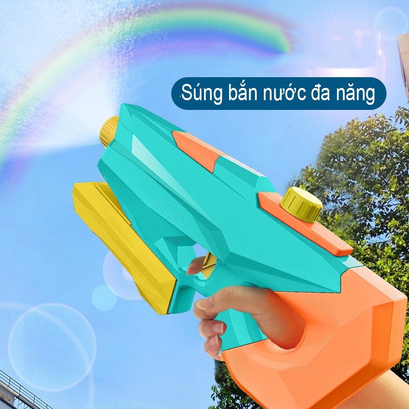 (Sẵn Hàng)Súng nước áp lực nhiều chế Độ Bắn, To Đại dung tích 1200ml,đồ chơi mùa hè cho bé, mẫu mới nhất 2021