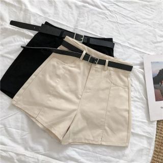 Quần short thô nữ cạp cao