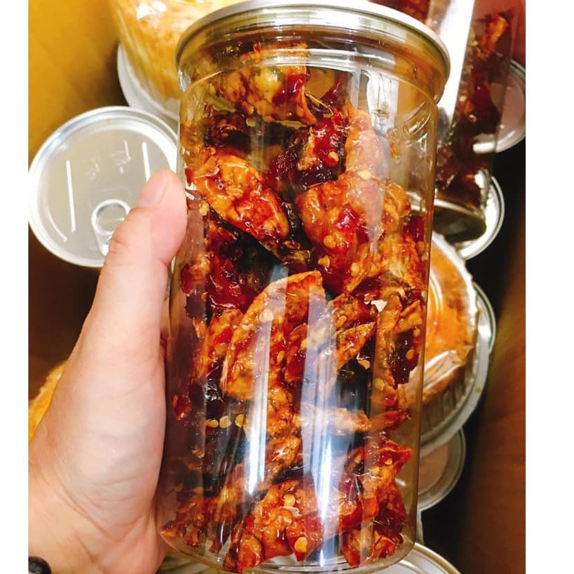 MỰC RIM SATÊ NGUYÊN CON LON 300gr[FREE SHIP]