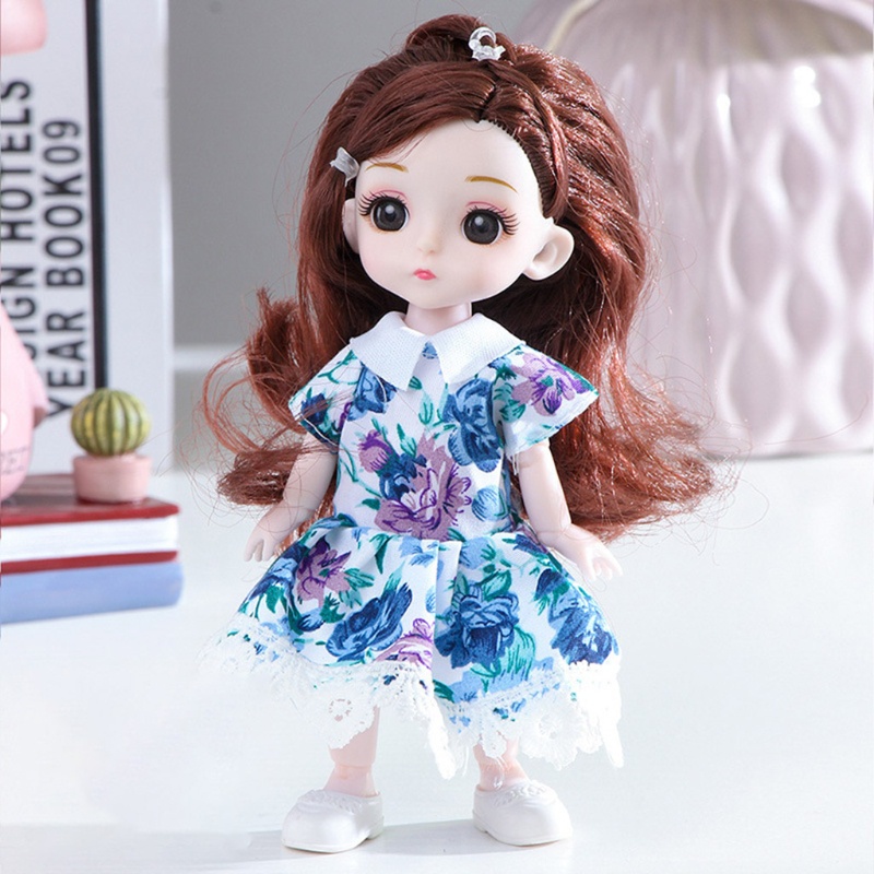 Đầm Hóa Trang Công Chúa Dành Cho Búp Bê 6 Inch 16Cm