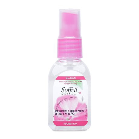 Kem - Xịt Chống Muỗi Soffell Hương Hoa, Cam Indonesia 30,60,80ml