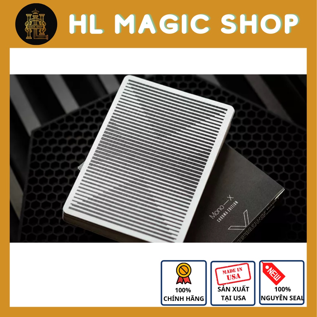 Bộ bài tây, bài ảo thuật Mono - X: Chroma Edition Playing Cards by Luke Wadey - Bài Mỹ - Hàng Chính Hãng