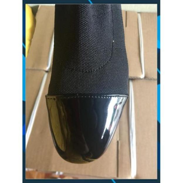 Tết Xả Mới - Giày boot nữ cổ cao, boots nữ cổ chun đế thấp hót hit nhất năm AL6 . ' ' . . :