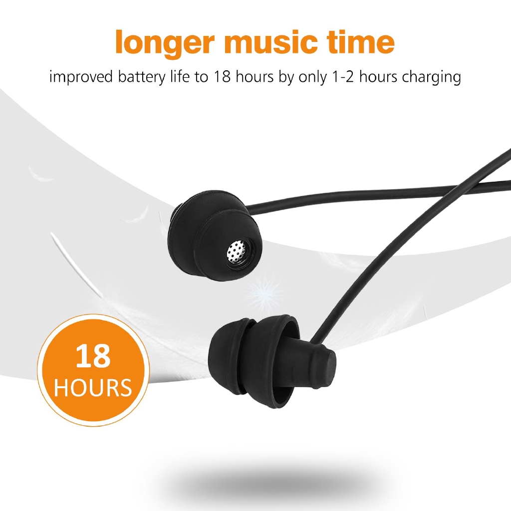 Tai nghe nhét tai GOOJODOQ bluetooth 4.2 chặn tiếng ồn tích hợp micro kèm cáp sạc cao cấp | BigBuy360 - bigbuy360.vn