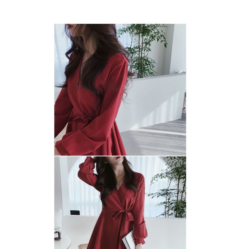 VÁY ĐẦM DÀI TAY DÁNG XÒE CỰC XINH MẪU MỚI