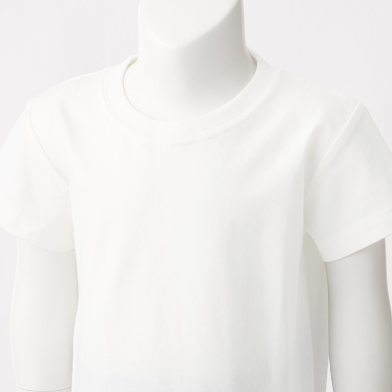 Muji Áo Thun Vải Jersey Cotton Ấn Độ - Em Bé