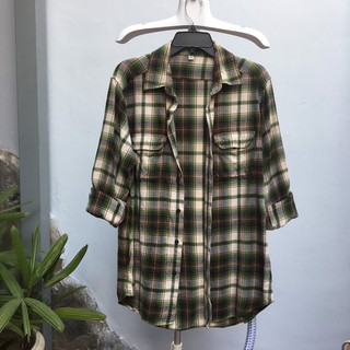 [Ảnh thật | 20 mẫu | nhiều size] Áo sơ mi vintage Nam Nữ, flannel, hot trend 2020 secondhand sida 2hand 21_40