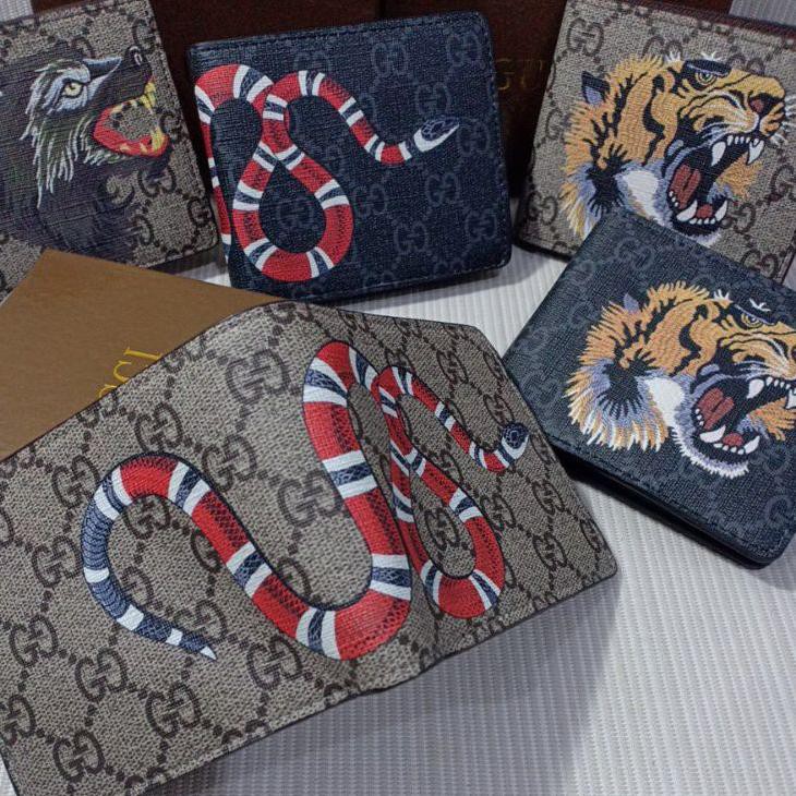 Ví Gucci In Hình Rắn Hổ Cá Tính Cho Nam