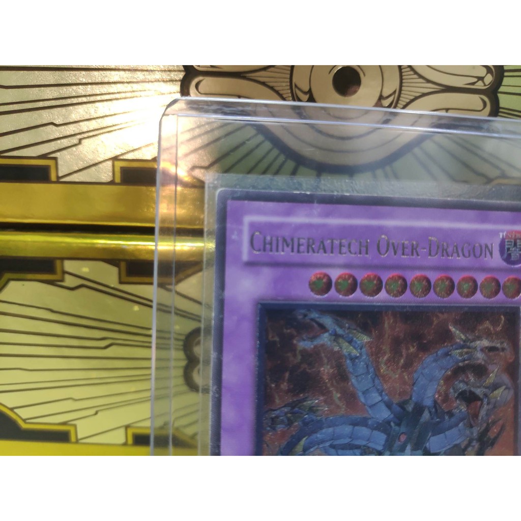 [ Dưa Hấu Yugioh ] Lá bài thẻ bài Chimeratech Overdragon - Ultimate Rare 1st Edition - Tặng bọc bài nhựa bảo quản
