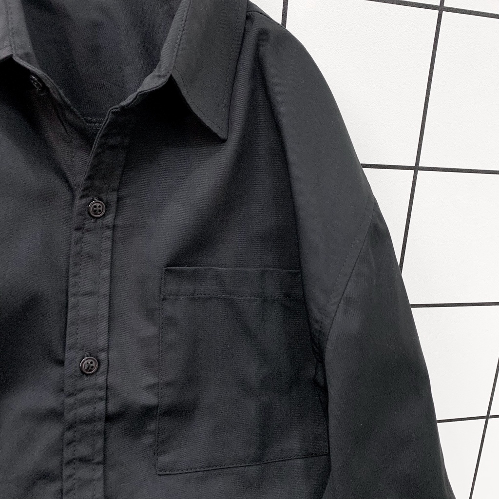 Áo Sơ Mi Tay Ngắn MET Form Rộng Phong Cách Ulzzang - Tuni store