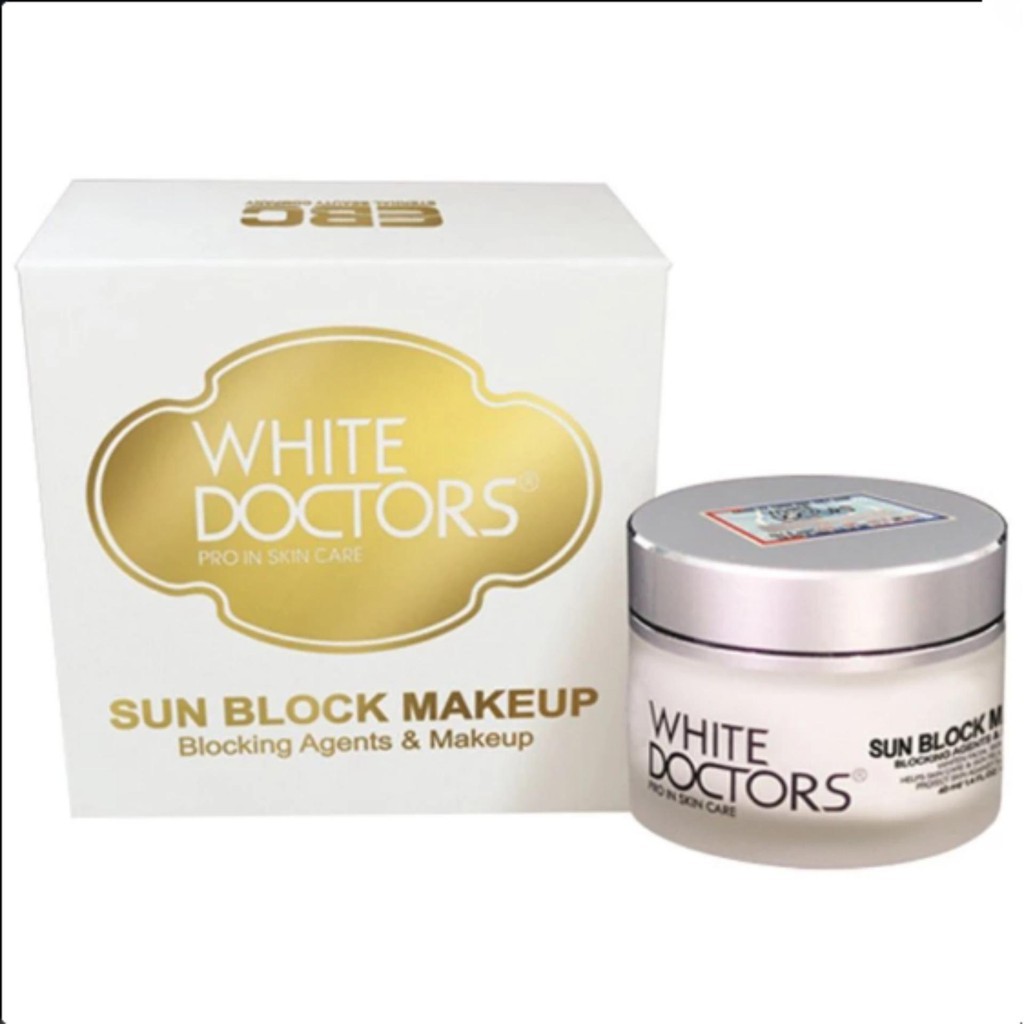 Kem chống nắng trang điểm mặt White Doctors Sun Block Makeup 40g - Mỹ Phẩm Mai Hân