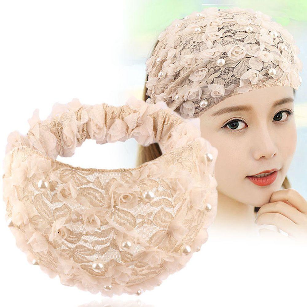 Băng Đô Vải Ren Lưới Phong Cách Vintage Thời Trang Cho Nữ