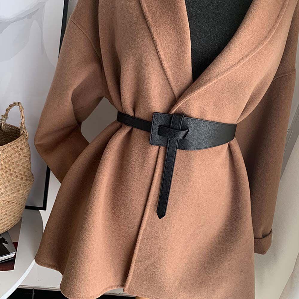 Đai Nịt Bụng Mặc Váy Thắt Nút Trang Trí Cho Nữ
