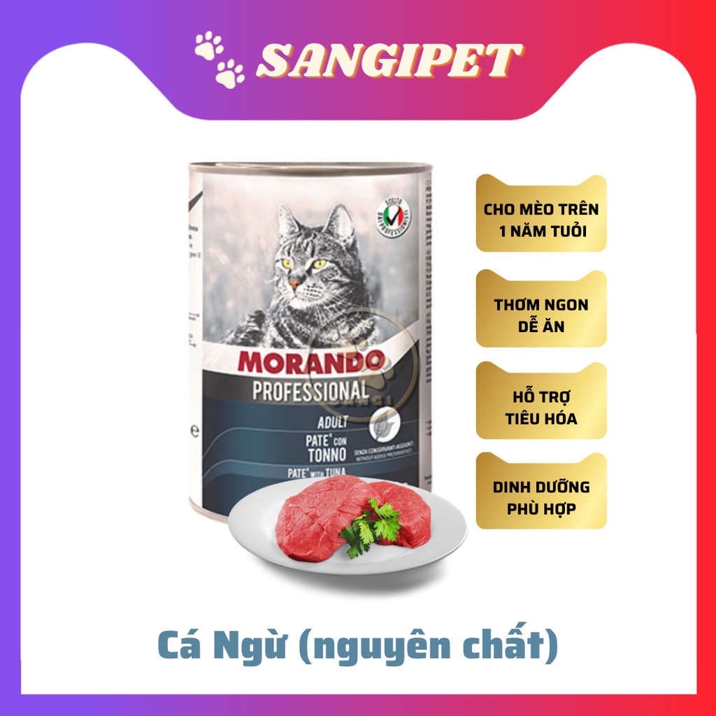 Pate Morando cho mèo trưởng thành 400g - Pate cao cấp nhập khẩu từ Ý