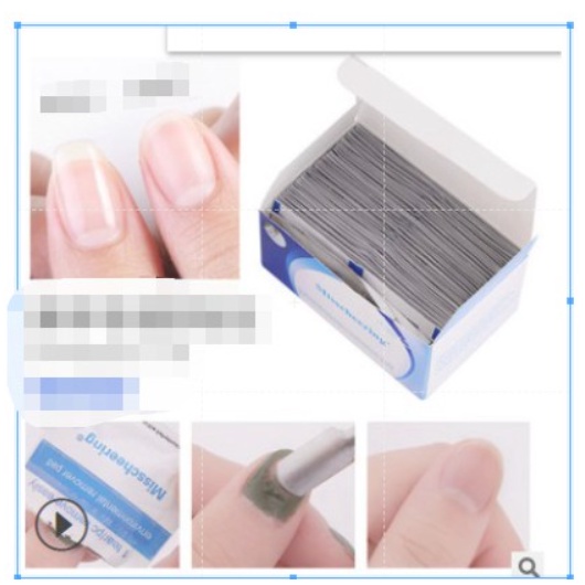 giấy ủ bạc phá gel 100 miếng