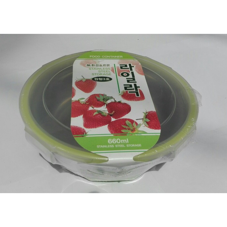 Hộp đựng thực phẩm tròn SS6 - 660ml