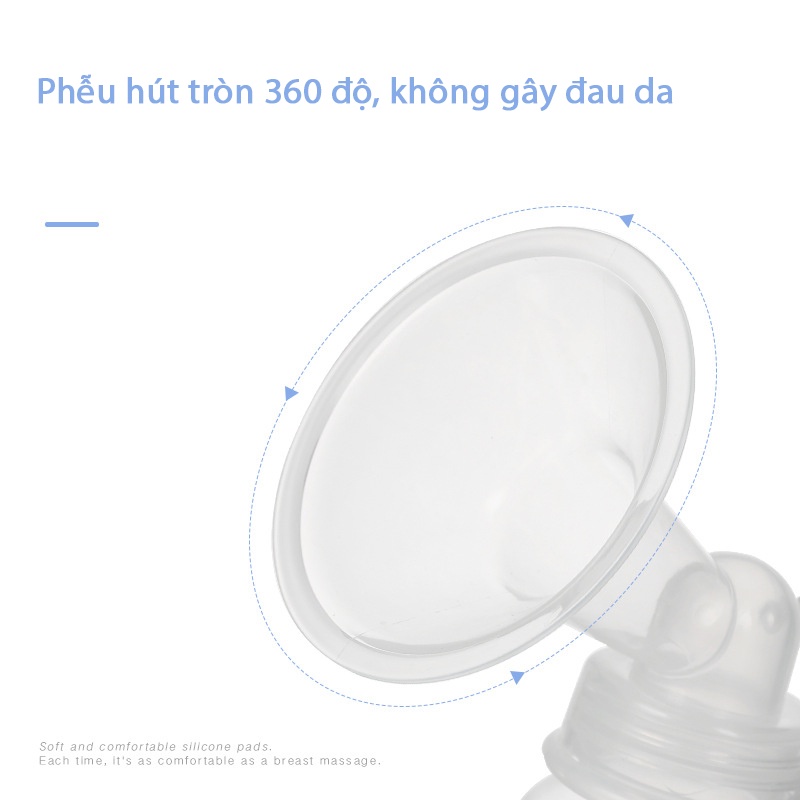 Bình hút sữa mẹ cho bé, dụng cụ vắt sữa bằng tay