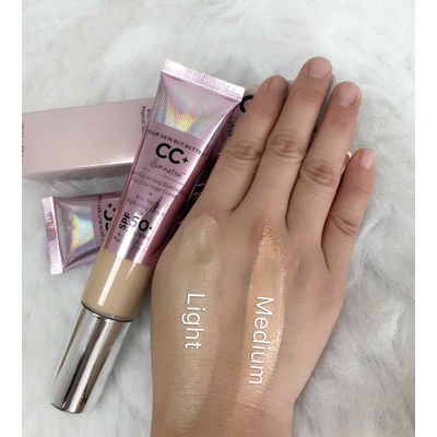 it cosmetics brighten and polish isolated sunscreen powder tube pearlescent cream CC cream foundation liquid | BigBuy360 - bigbuy360.vn