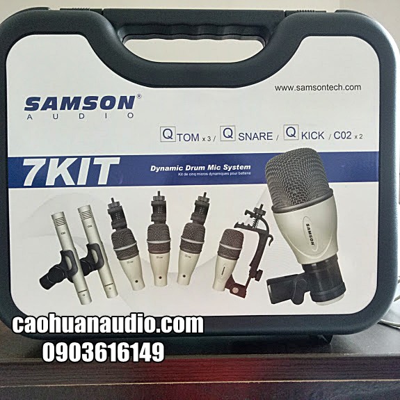 Bộ 7 micro trống Samson 7kit / Micro Drum