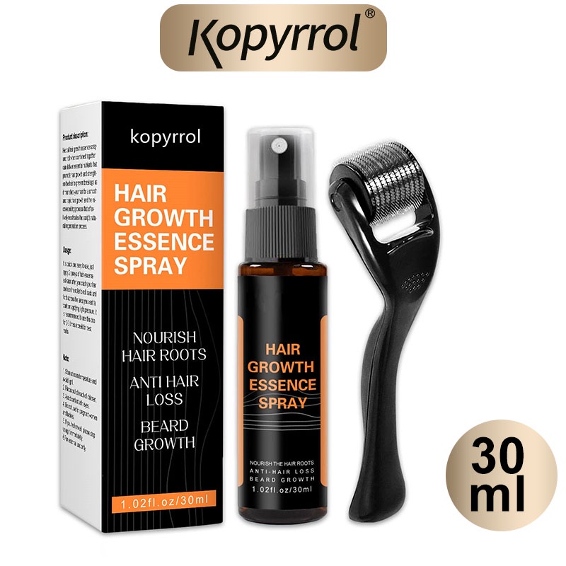 Serum mọc tóc KOPYRROL kèm thanh lăn massage ngăn rụng tóc 30ml