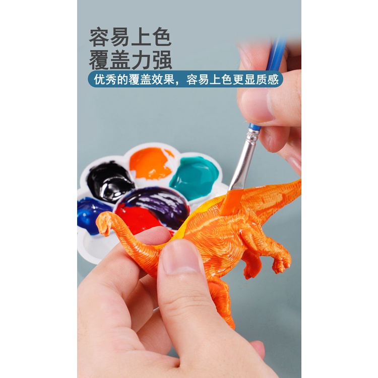 Mô Hình Khủng Long Embryo Trắng Tự Tô Màu Sáng Tạo Chống Sốc DIY Cho Bé Trai Bé Gái