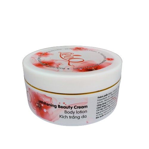 Body Kích Trắng Da LeoQ Hương Hoa Hồng - LeoQ Whitening Beauty Cream Body Lotion 200ml